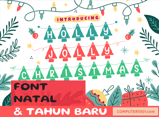 Font Natal dan Tahun Baru Font Natal dan Tahun Baru