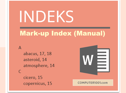 Indeks Word Indeks Word