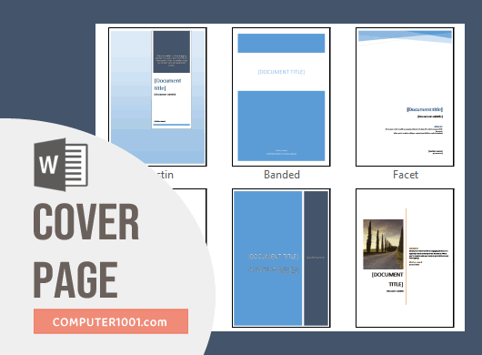 Cara Membuat Cover di Word