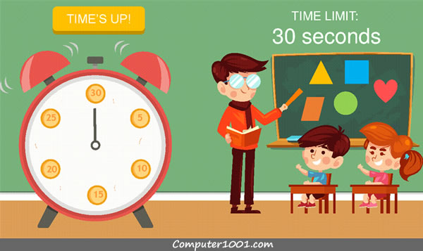 2 Template Timer PowerPoint  untuk Kegiatan Anak  Anak  