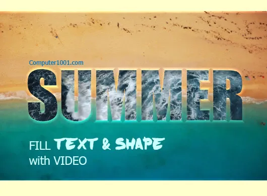 Video dalam Teks PowerPoint untuk Slide Title Video dalam Teks PowerPoint untuk Slide Title