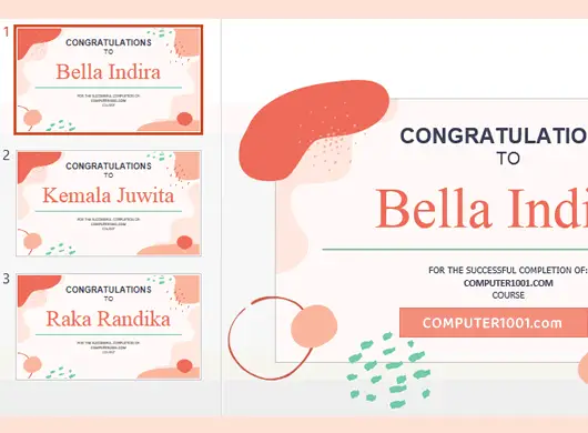 Cara Membuat Mail Merge Nama di PowerPoint