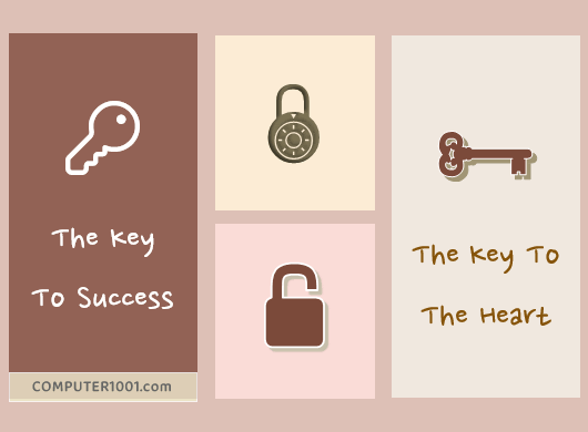 4 Cara Membuat Simbol Kunci dan Gembok