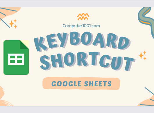 Shortcut Google Sheets