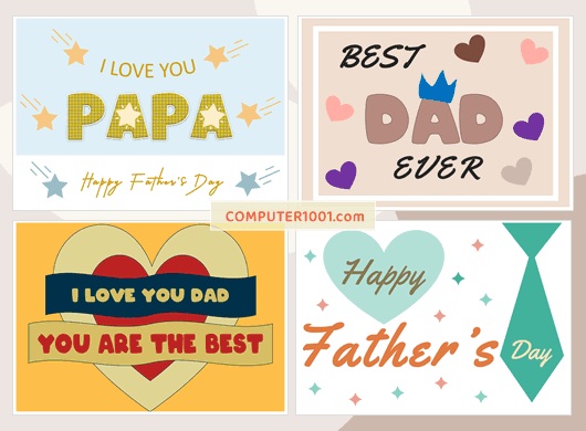 Template Kartu Ucapan & Gambar Mewarnai Hari Ayah Template Gambar Mewarnai Hari Ayah & Kartu Ucapan