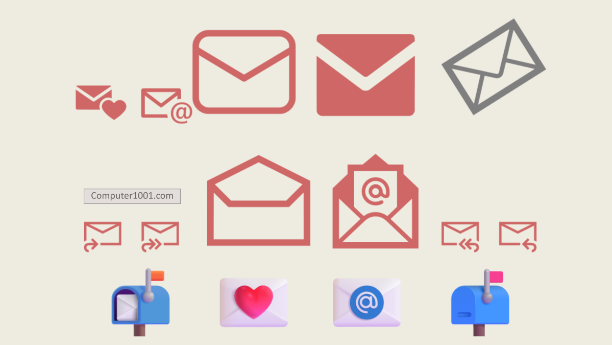 6 Cara Membuat Simbol Email dan Surat di Word Excel PowerPoint