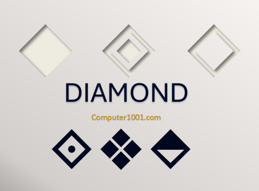 5 Cara Membuat Simbol Segitiga Cara Membuat Simbol Berlian Diamond di Word Excel PowerPoint
