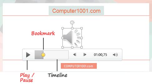 Bookmark Audio Media Control