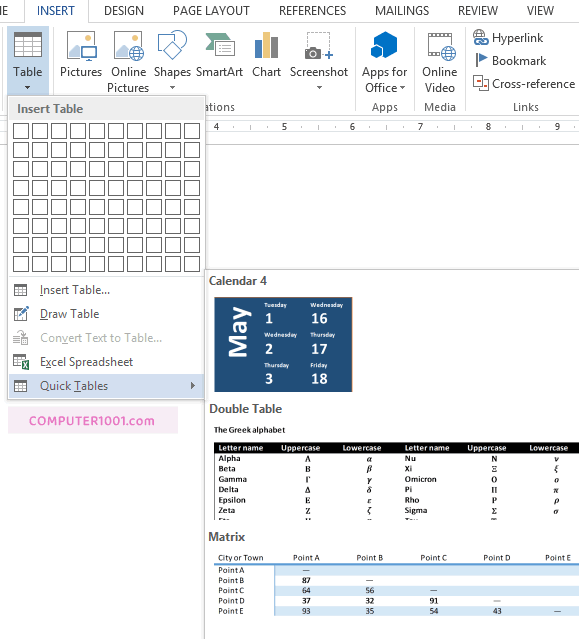 Cara Membuat Tabel Word dengan Template Cara Membuat Tabel Word dengan Template