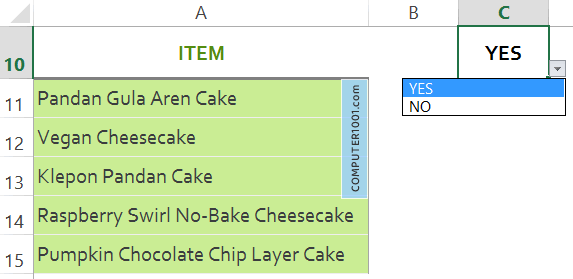 Mewarnai Baris Berdasarkan Drop Down List Teks Mewarnai Baris Berdasarkan Drop Down List Teks