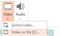 Insert Video PowerPoint