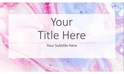 Pink Blue Abstract Template PPT Gratis Pink Blue Abstract Template PPT Gratis