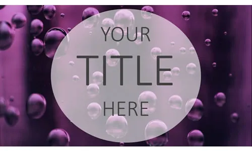 Purple Bubbles Background Template PPT Gratis Purple Bubbles Background Template PPT Gratis