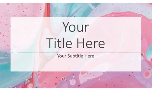 Template PowerPoint Romantic Pink Blue Template PowerPoint Romantic Pink Blue