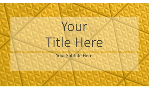 Template Triangles Gold Template PPT Gratis Template Triangles Gold Template PPT Gratis