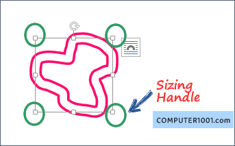 Merubah Ukuran Obyek Pens