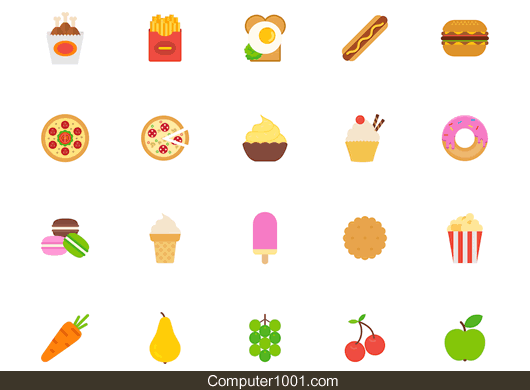 21 Tasty Food Icons 21 Tasty Food Icons