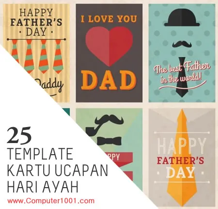 25 Template Kartu Ucapan Hari Ayah (Father’s Day) 25 Template Kartu Ucapan Hari Ayah (Father’s Day)