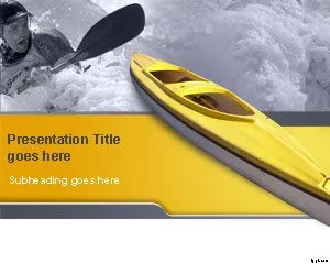 Kayak PowerPoint Template