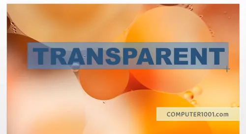 Buat Shape Persegi di atas Tulisan