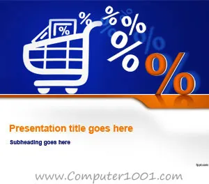Shopping Basket PowerPoint Template