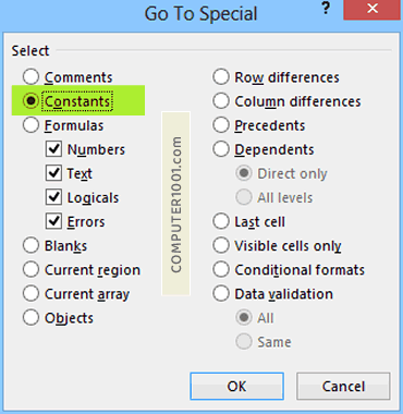 Pilih Constants Pilih Constants