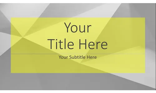 Gray Yellow Template PPT Simple Gray Yellow Template PPT Simple