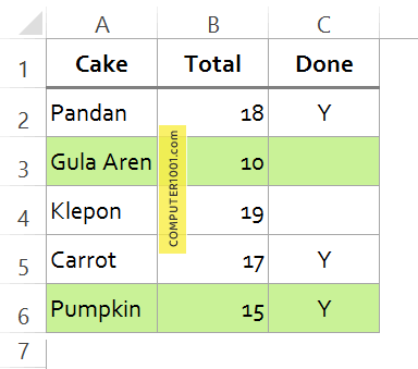 Mewarnai Baris berdasarkan Panjang Teks Mewarnai Baris berdasarkan Panjang Teks