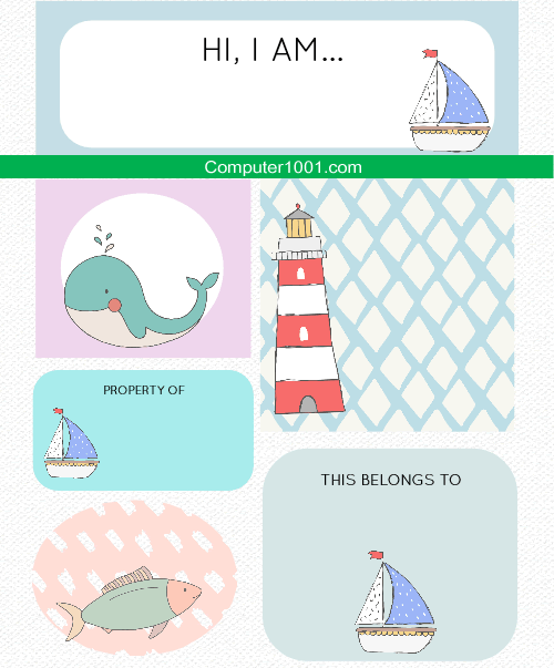 FREE Printable School Labels: 50 Super Cute Designs FREE Printable School Labels: 50 Super Cute Designs