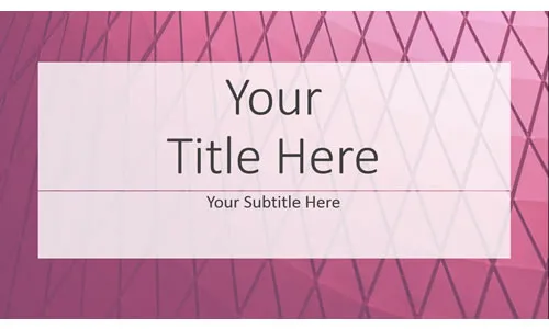 Template PPT Background Pink Geometric Template PPT Background Pink Geometric