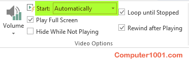 Play Video Automatically