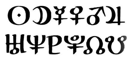 Astro Ganza Font Gambar Planet Zodiak