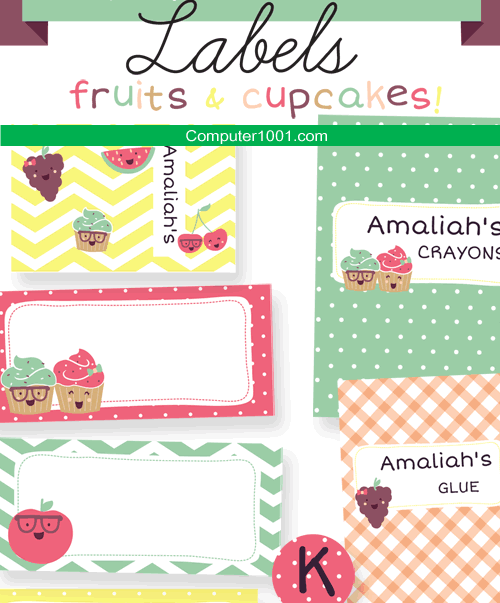 Back to School Labels Back to School Labels
