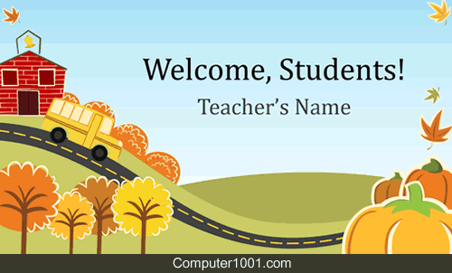 Back To Elementary School Presentation