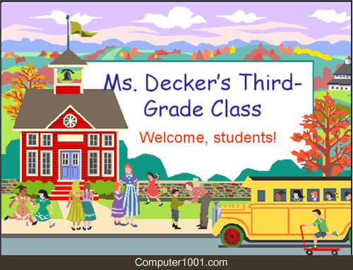 Back-To-School Presentation