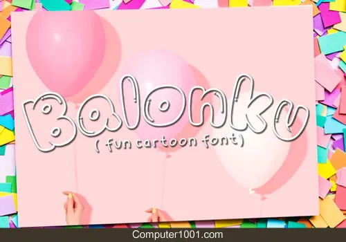 Font Balonku
