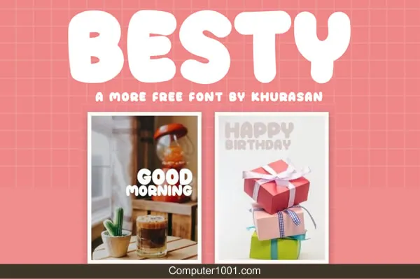 Font Tulisan Tangan Besty