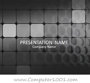 Black Grid PowerPoint Template Black Grid PowerPoint Template