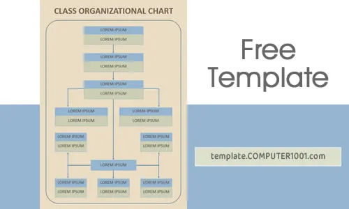 Mentahan Struktur Organisasi Kelas PPT Blue Mentahan Struktur Organisasi Kelas PPT Blue