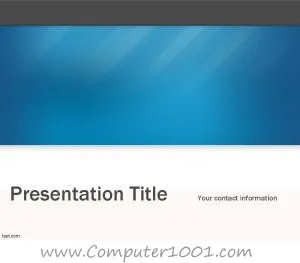 Blue Tech PowerPoint Template Blue Tech PowerPoint Template