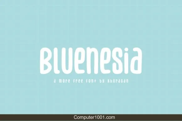 Font Tulisan Tangan Bluenesia
