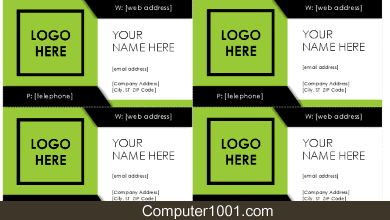 Bold Logo Business Cards Bold Logo Business Cards