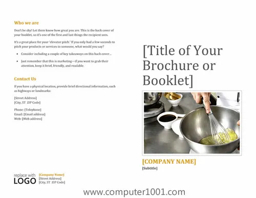 Template Booklet Download Template Booklet Gratis