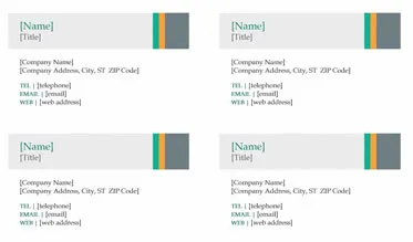 Business Cards (Sales Stripes design) Business Cards (Sales Stripes design)