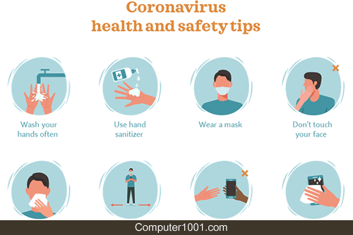 Template PPT COVID-19 Posters Middle and High School