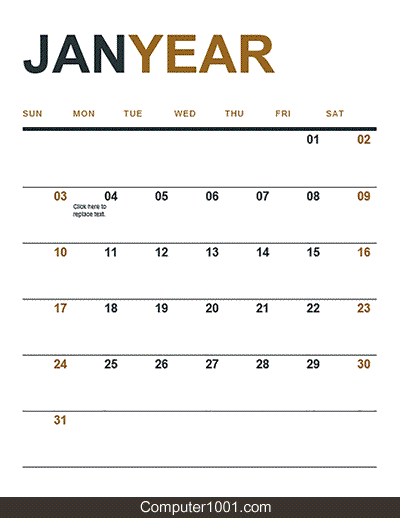 Calendar Calendar