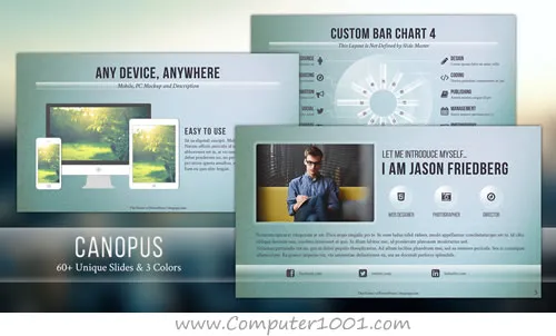 Free PPT Animation Template - Canopus