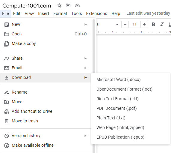 Cara Download Google Docs Cara Download Google Docs