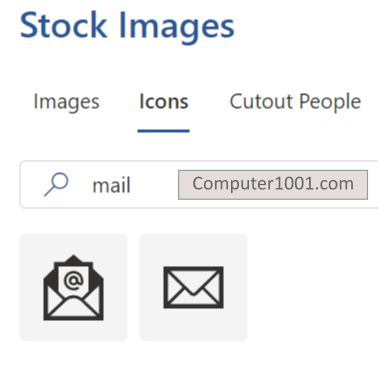 Cara Menyisipkan Gambar Icon Email dan Surat