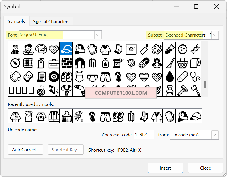 Cara Insert Simbol Olahraga di Word, Excel, PowerPoint